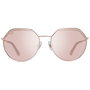 Web Eyewear WE0258-5833G con detalles dorados y cristal marrón