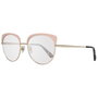 Web Eyewear WE0271-5532Z con montura dorada y cristales rosas