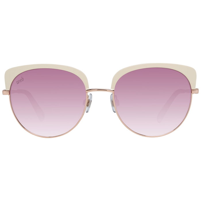 Web Eyewear WE0271-5533Z con detalles dorados y cristal rosa