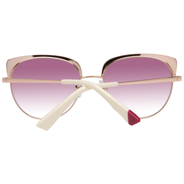 Web Eyewear WE0271-5533Z con detalles dorados y cristal rosa