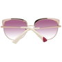 Web Eyewear WE0271-5533Z con detalles dorados y cristal rosa