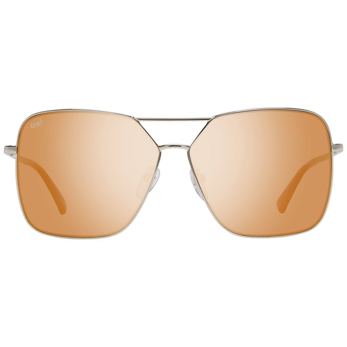 Web Eyewear WE0285-5932C con cristales naranja y detalles dorados Web Eyewear WE0285-5932C con cristales naranja y detalles dorados