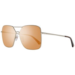 Web Eyewear WE0285-5932C con cristales naranja y detalles dorados