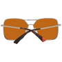 Web Eyewear WE0285-5932C con cristales naranja y detalles dorados
