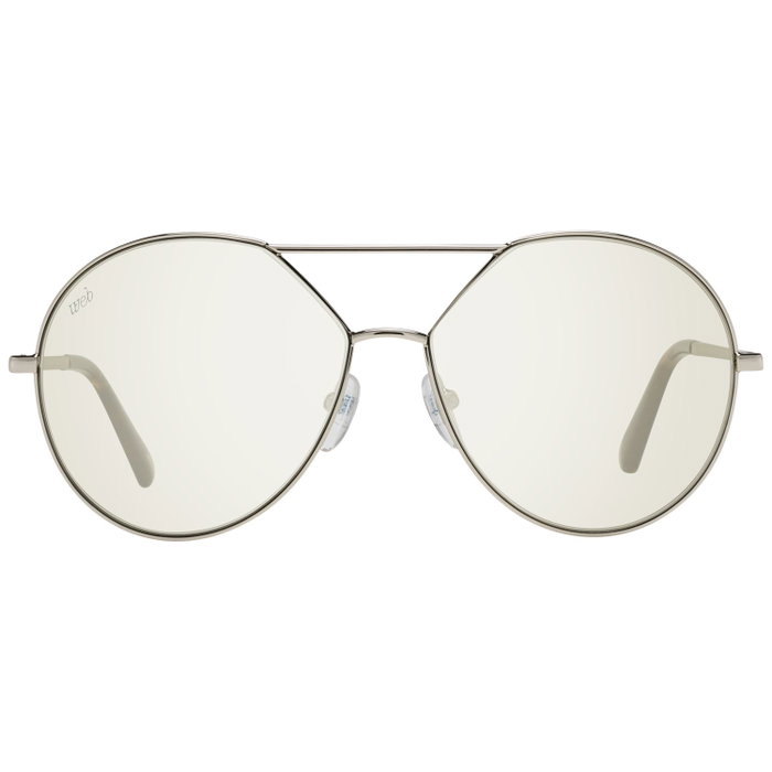 Web Eyewear WE0286-5732Q Gafas de sol doradas con cristal verde Web Eyewear WE0286-5732Q Gafas de sol doradas con cristal verde