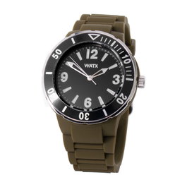 Watxandco RWA1300-C1513 Reloj Unisex con Correa Verde