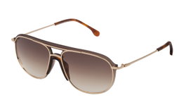 Lozza SL2338M990300 Gafas de sol para hombre con cristal verde degradado