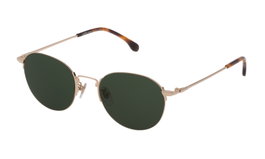 Lozza SL2355-510300 Gafas de sol Unisex Dorado/Verde
