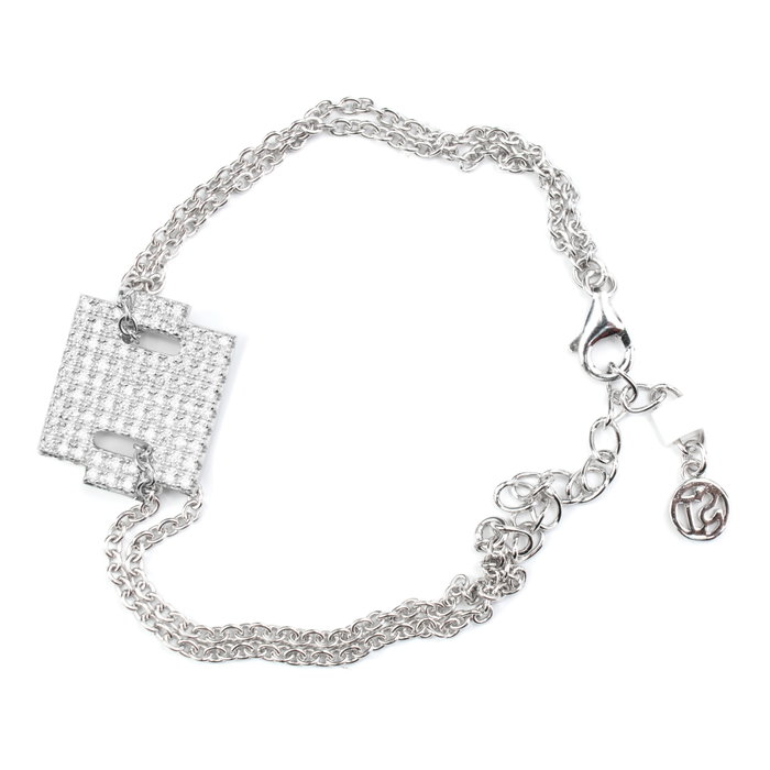 Sif Jakobs Pulsera de Plata de Ley con Circonitas B0096-CZ Sif Jakobs Pulsera de Plata de Ley con Circonitas B0096-CZ