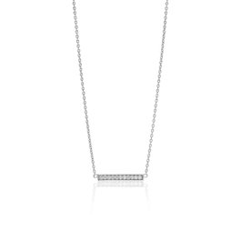 Sif Jakobs Collar C1011-CZ de Plata de Ley con Circonitas