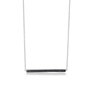 Sif Jakobs Collar C1013-BK en Plata de Ley con Circonitas
