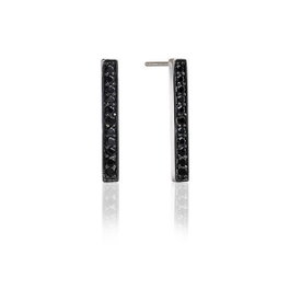 Sif Jakobs Pendientes E1023-BK de Plata de Ley y Circonitas