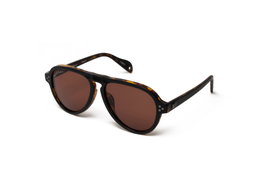 Hally&Son Deus DH507S03 Gafas de sol con cristal Brown y montura negra