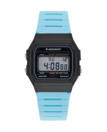 Radiant Reloj RA561603 con caja negra y correa azul