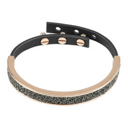 Adore Allure Pulsera Rose Gold con Cuero