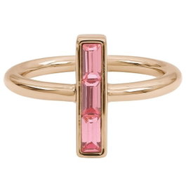 Adore Anillo Elegance Baguette Bar RG (RG/PNK) - 52mm Rosa