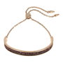 Adore Allure Pulsera Rose Gold Ajustable con Cierre de Hebilla