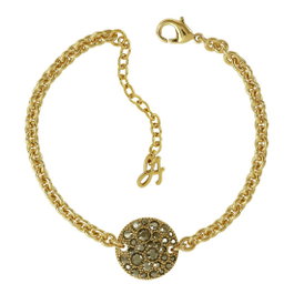 Adore Shimmer Pulsera Dorado de Metal para Mujer