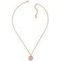 Adore Collar Shimmer SM Metallic Pave Disc NK Rosa