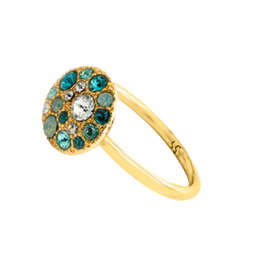 Adore Anillo Shimmer SM Metallic Pave Disc RG (55) Verde, 55mm