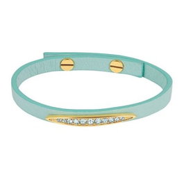 Adore Pulsera Allure Leather Pave Navette BR Negro