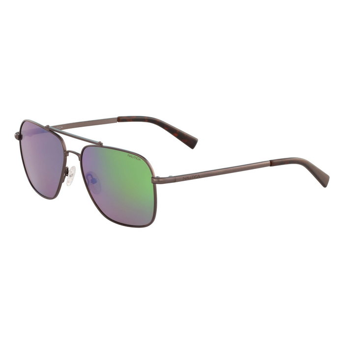 Nautica N4637SP-030 Gafas de sol con cristal verde espejo