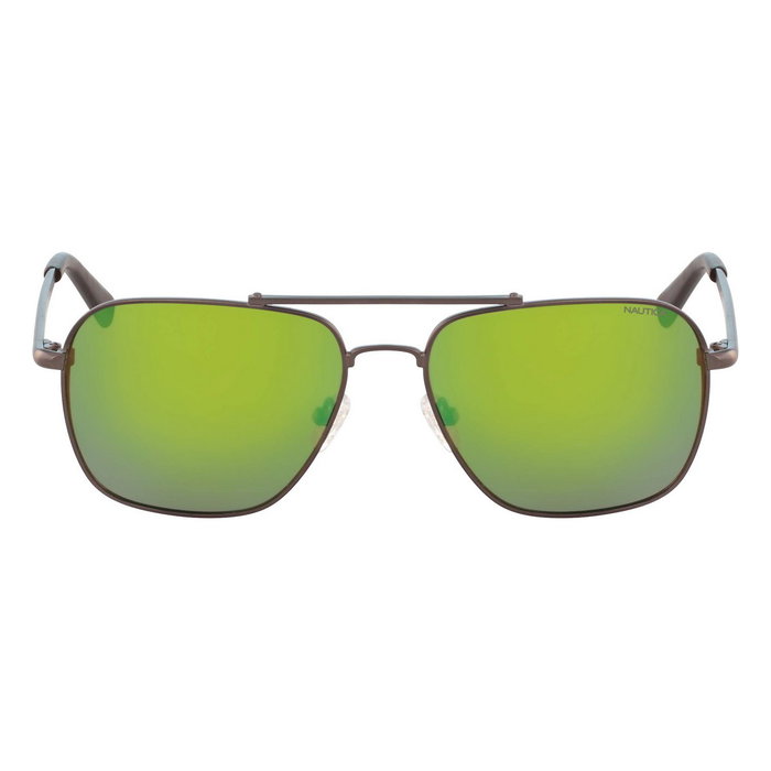 Nautica N4637SP-030 Gafas de sol con cristal verde espejo