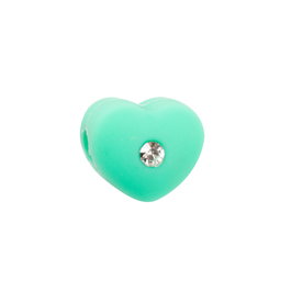 Morellato Charm Corazón Verde con Correa de Silicona