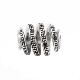 Morellato Dije Charm Drops Black Spiral Gris SCZ95