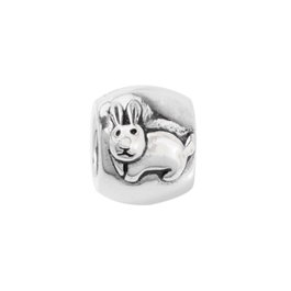 Morellato Drops Rabbit Charm en Acero Inoxidable Gris