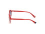 Web Eyewear WE0266-5166W con cristales azules y detalle rojo
