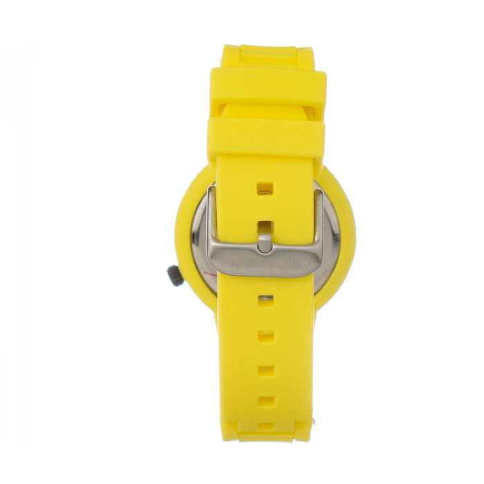 Watxandco Reloj COWA1407-RWA1557 con correa de silicona amarilla