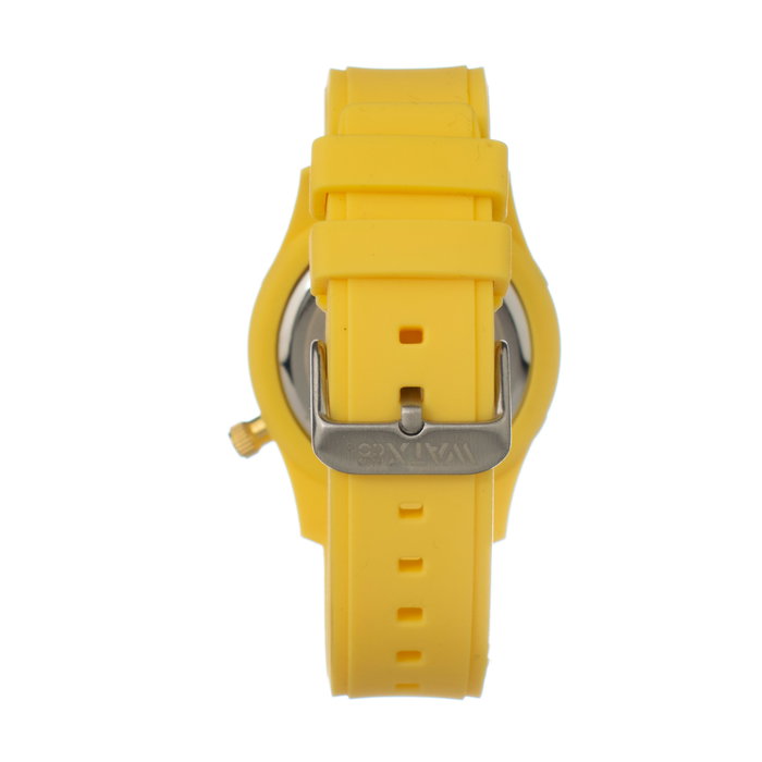 Watxandco COWA3010-RWA4046 Reloj de Mujer con Correa Amarilla