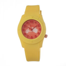 Watxandco Reloj COWA3510-RWA1588 con correa amarilla