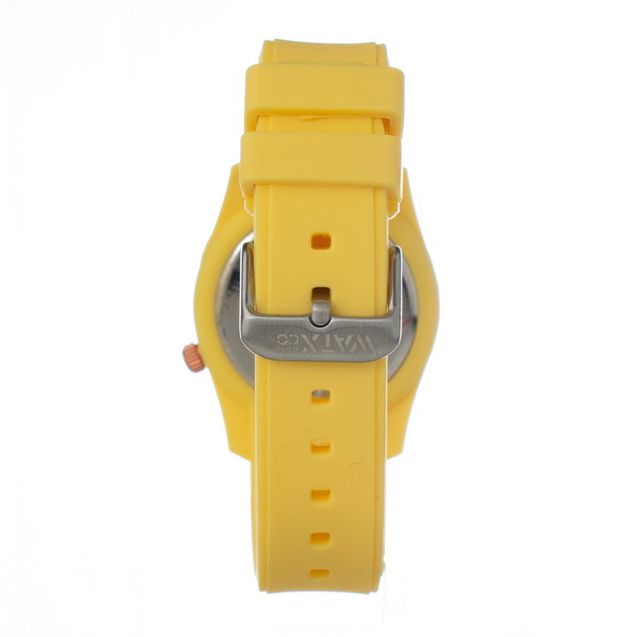 Watxandco Reloj COWA3510-RWA1588 con correa amarilla