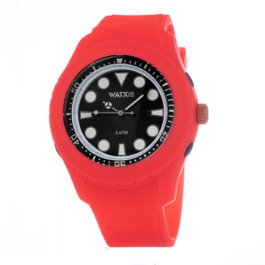 Watxandco COWA3798-RWA5700 Reloj Unisex con Correa Roja