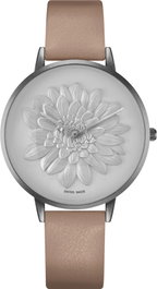Bellevue B.41-1 Reloj Analógico Rosa y Gris