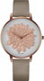 Bellevue Reloj B.43-1 con correa de piel sintética gris