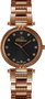 Bellevue D.26 Reloj analógico para mujer con detalles en rosa