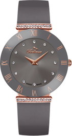 Bellevue E.111 Reloj de Mujer con Correa de Tela Gris
