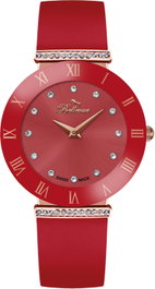 Bellevue Reloj E.118 Rosa y Rojo