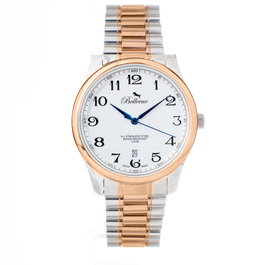 Bellevue F.1 Reloj de Cuarzo Gris con Esfera Blanca