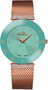 Bellevue F.110 Reloj de Mujer Rosa con Esfera Verde