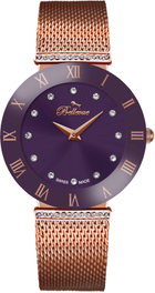 Bellevue Reloj F.114 Rosa con Esfera Morada