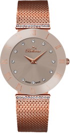 Bellevue Reloj F.124 Rosa con Esfera Gris