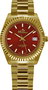 Bellevue Reloj H.18 Dorado con Esfera Roja