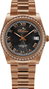 Bellevue I.26 Reloj para mujer con esfera negra y caja rosa