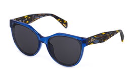 Police SPLC22E-58097D Gafas de sol para mujer con lentes azules