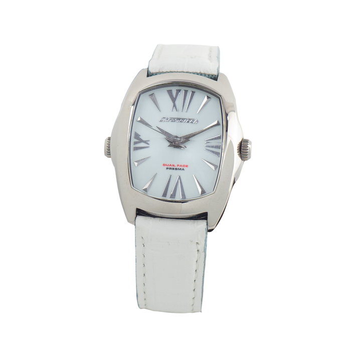 Chronotech Reloj CT7696L-05 con correa de piel azul reversible