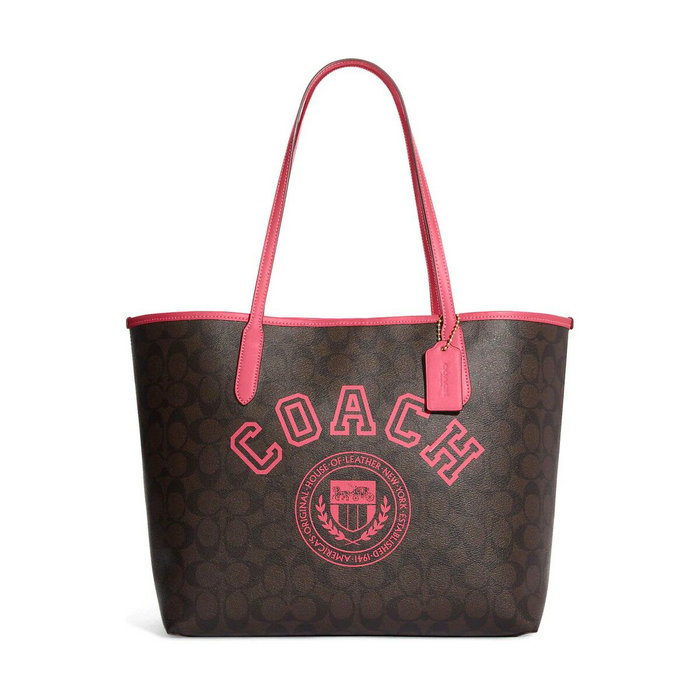 Bolso Mujer Coach CB869-IMUOE Marrón 44 x 27 x 14 cm Bolso Mujer Coach CB869-IMUOE Marrón 44 x 27 x 14 cm